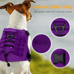 Bruvoalon harness back view showing handle for controlled walking.