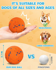 Bryxkla Interactive Dog Ball in active jumping mode for energetic outdoor play.