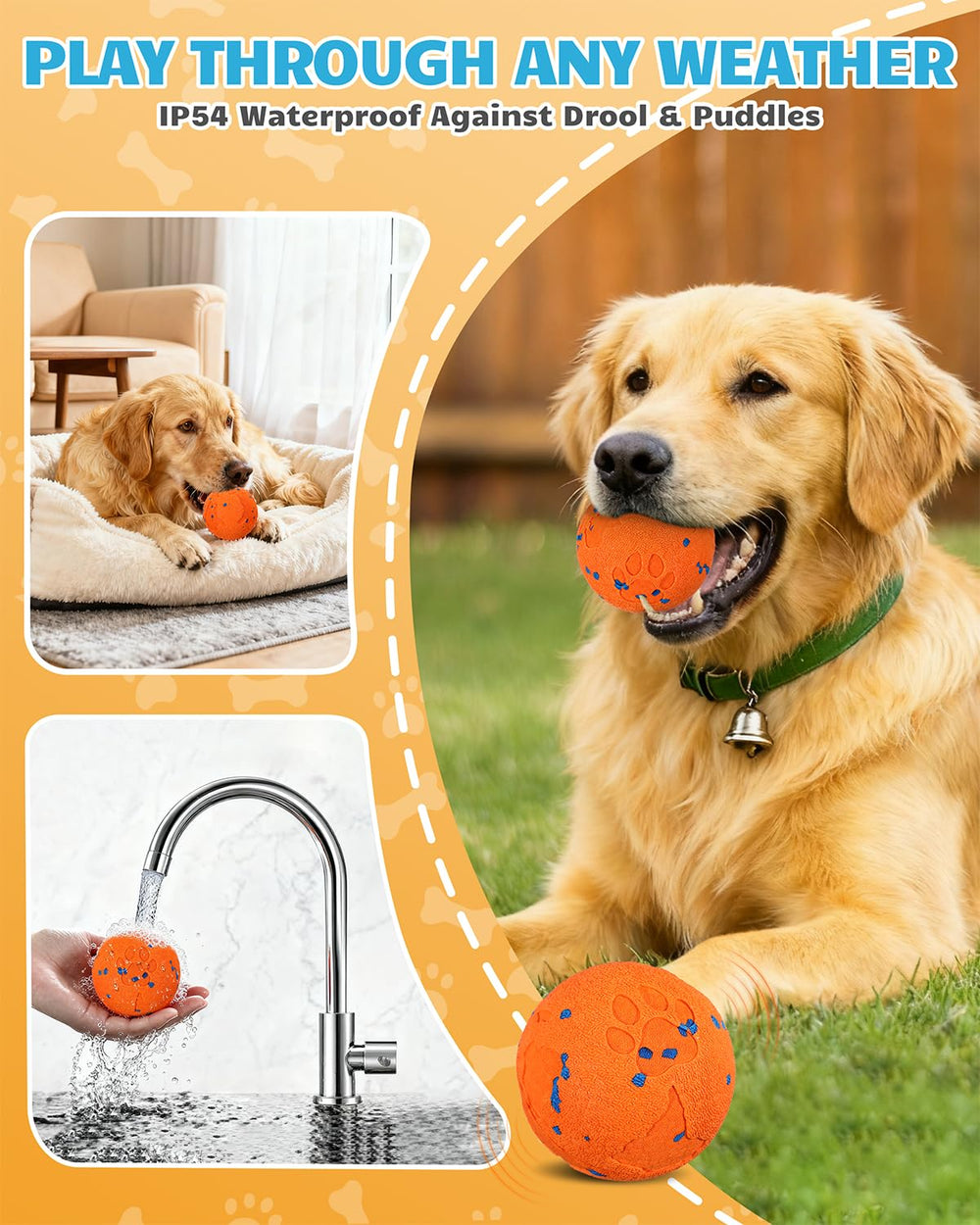Bryxkla ball with magnetic safety lock for safe setup.