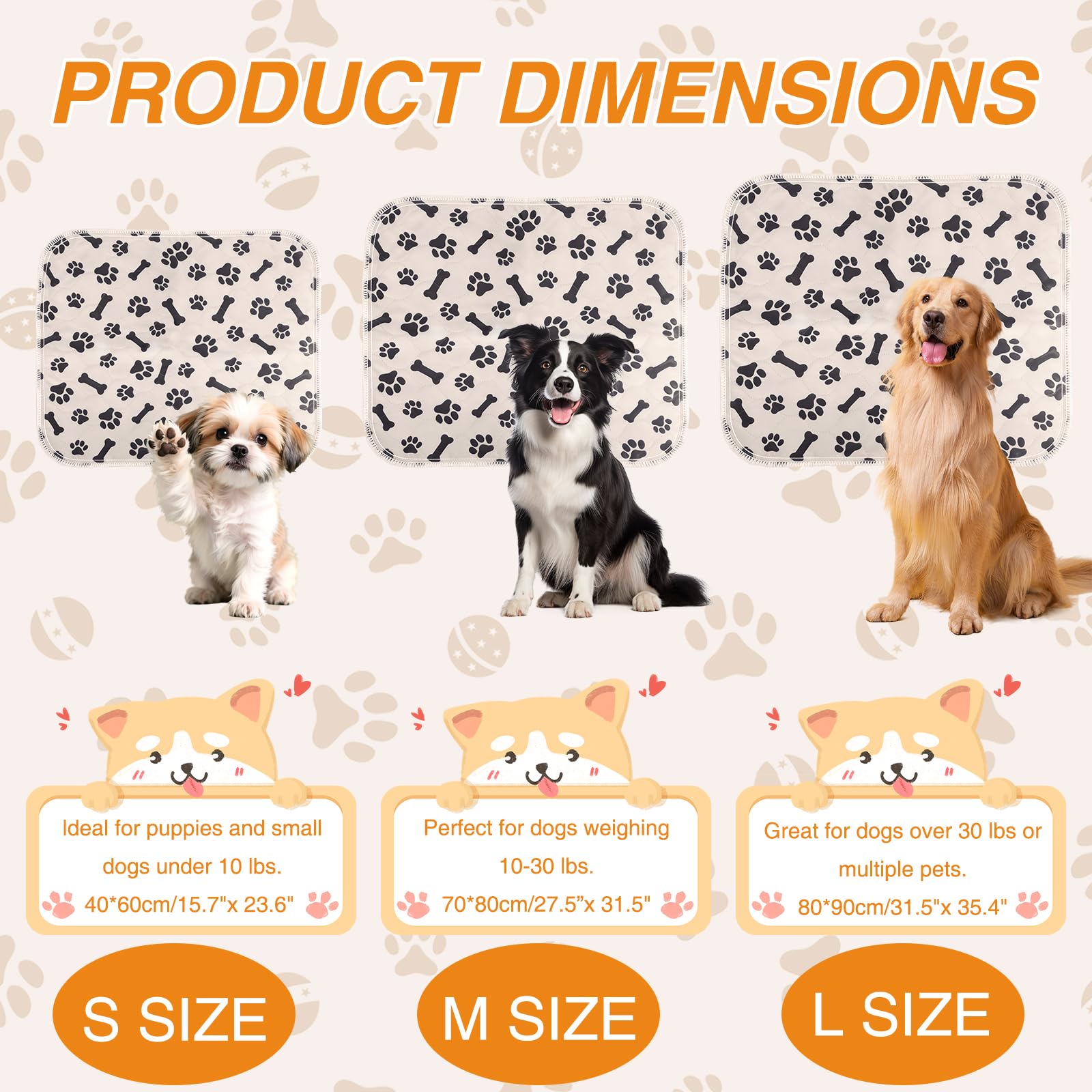 BScintilla medium 27x31 pad provides versatile coverage for pets.