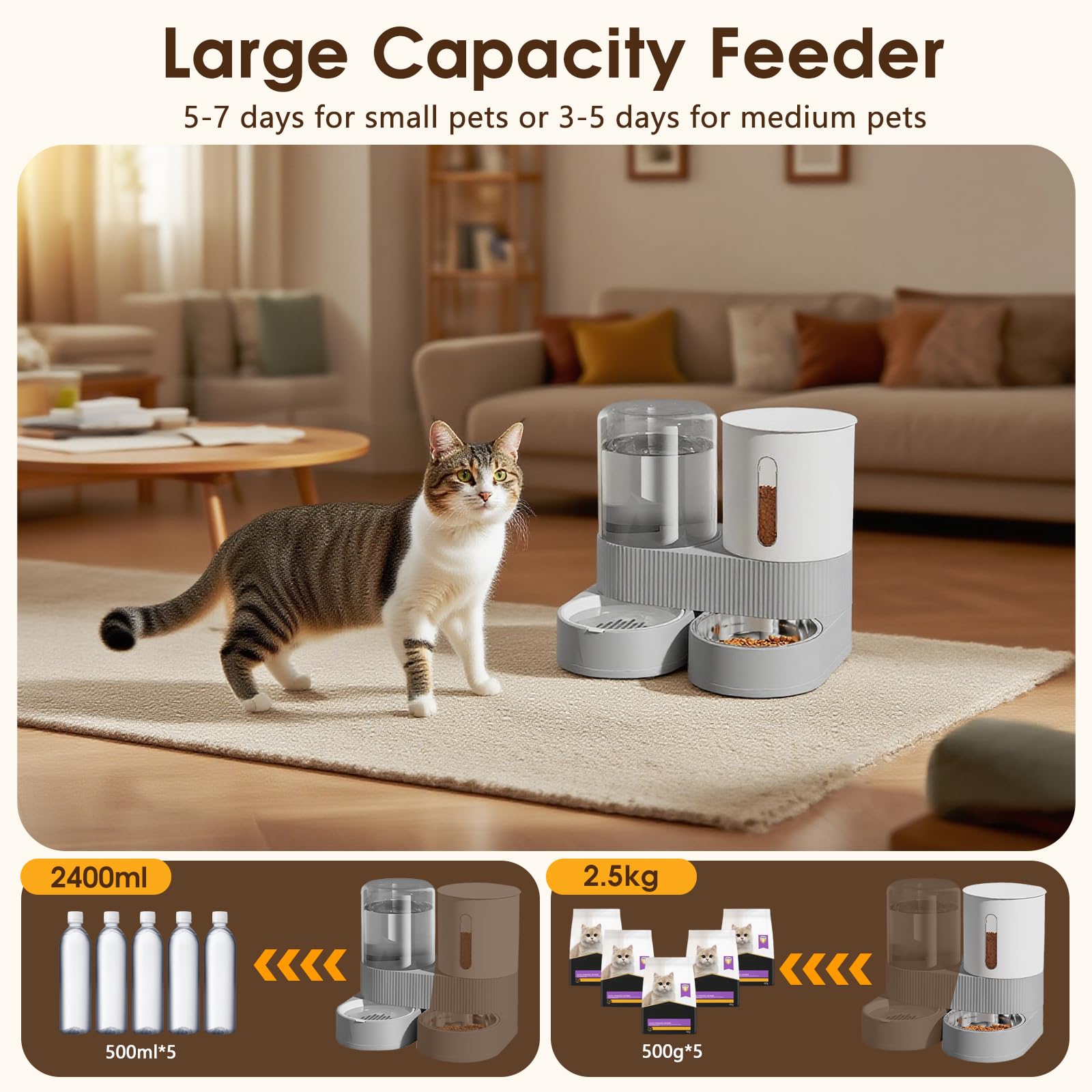 Bsemax 360-degree rotatable base allows flexible placement in any room.