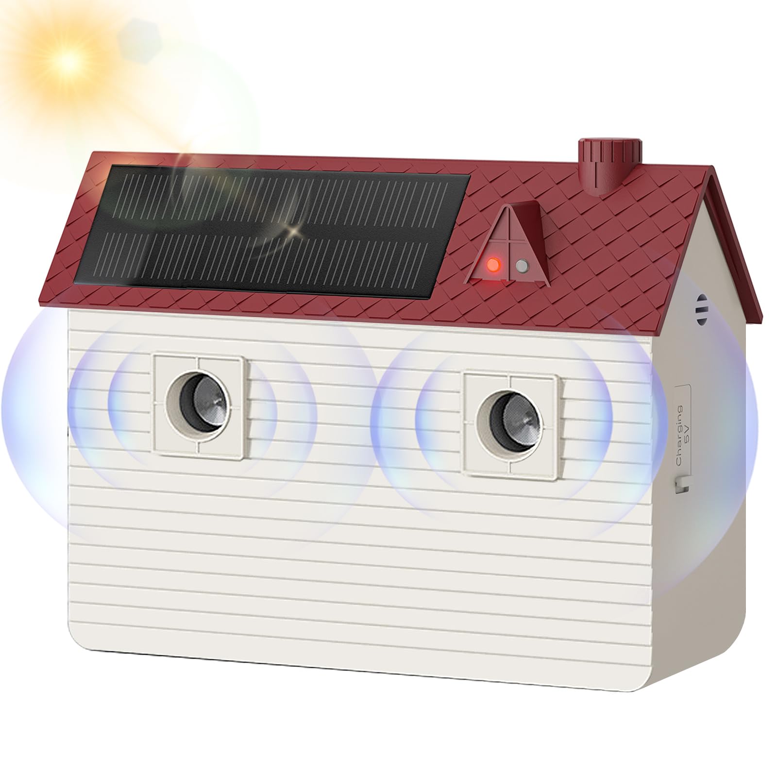 Bsemax dog bark deterrent front view for outdoor use and calmer yard.