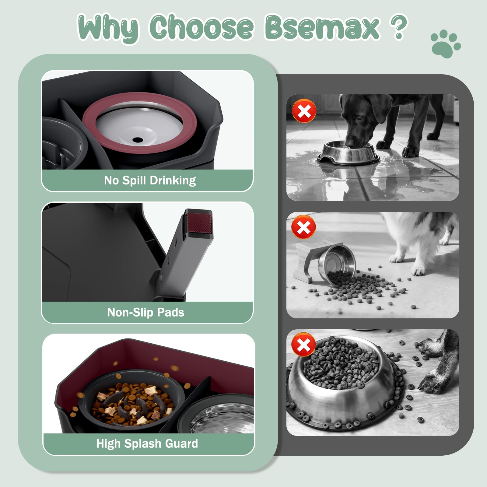Bsemax foldable legs enable compact storage after use.