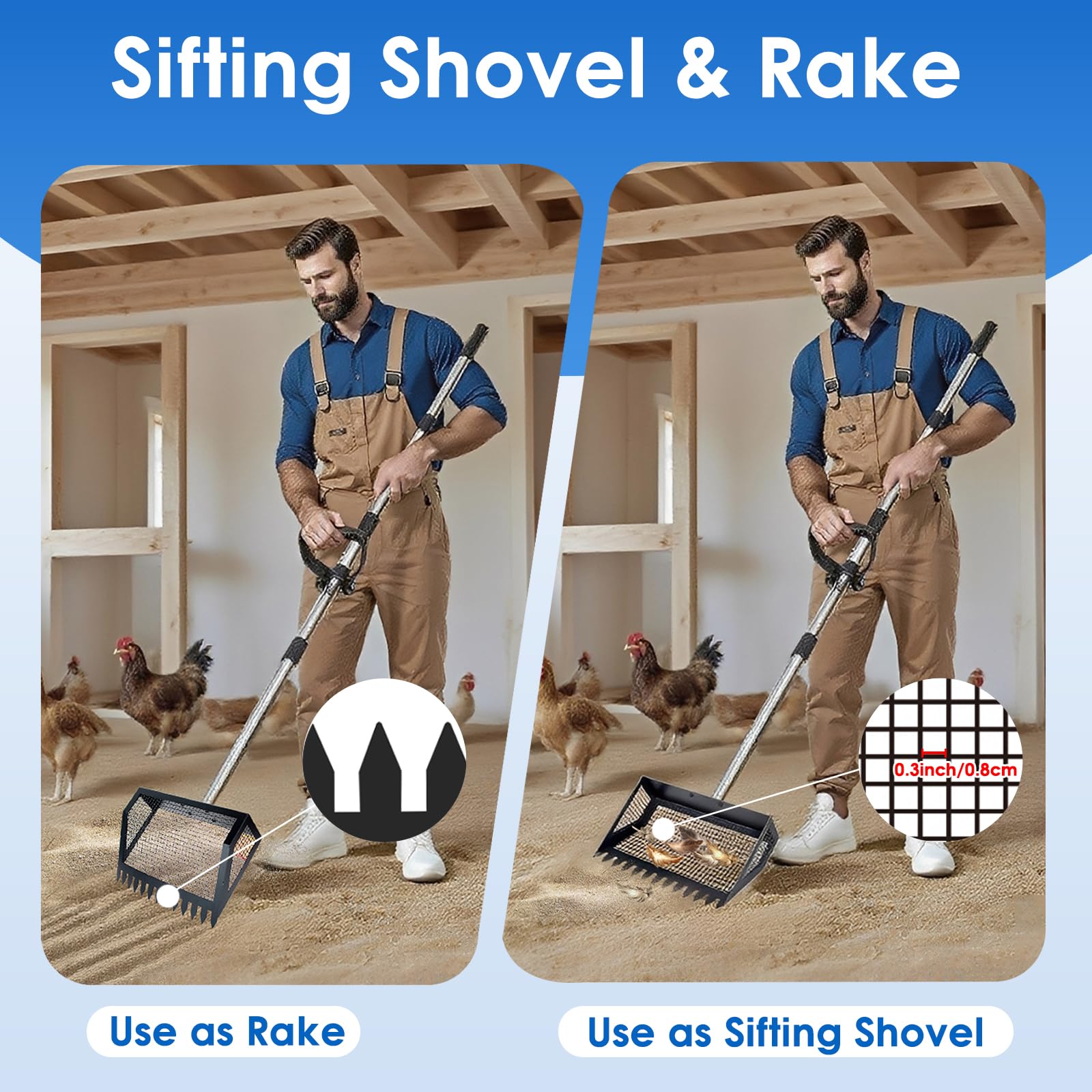 Bsemax four-height settings shown for tall and short users