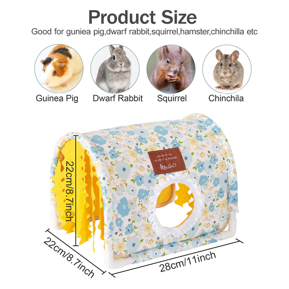 BShasrlim Guinea Pig Hideout Tunnel ideal for attaching to cages and nesting spaces
