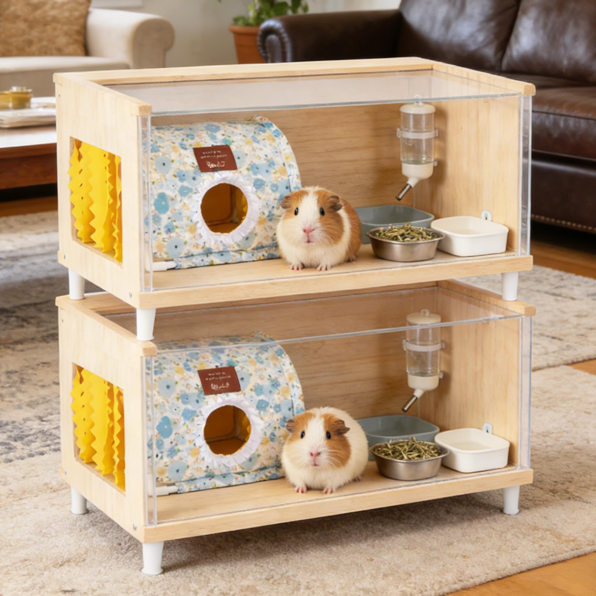 BShasrlim Guinea Pig Hideout Tunnel care and maintenance for durable use