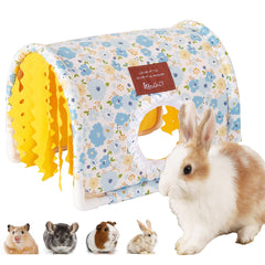 BShasrlim Guinea Pig Hideout Tunnel front view with easy access for play