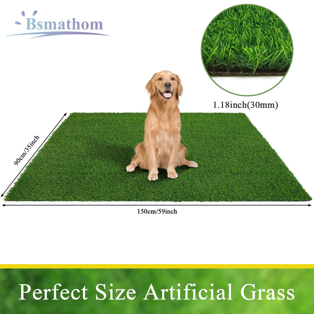 Bsmathom cut-to-fit artificial grass for custom layouts