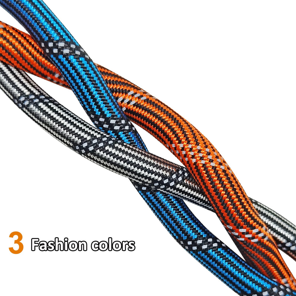BTINESFUL long dog leash soft-handle close-up shows comfortable grip