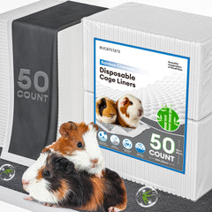BUCATSTATE guinea pig cage liner 18x24 laid inside a cage for a dry, fresh space.
