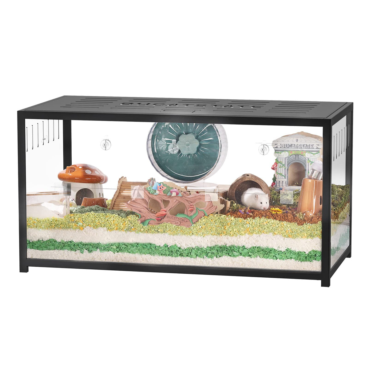 BUCATSTATE hamster cage front view with large access door