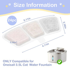 BUAEL PW04 sponge pack traps large particles before reaching the pump.