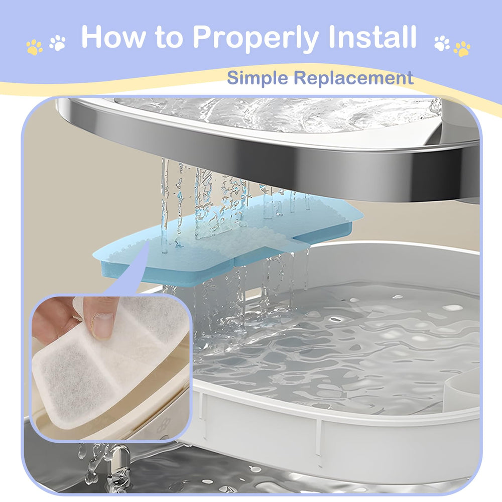 Soak and rinse before use to prevent carbon dust in water.