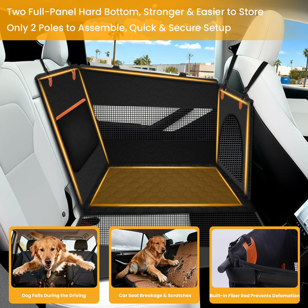 Buatis breathable mesh ventilation windows keep pets cool and reduce travel anxiety