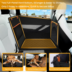 Buatis breathable mesh ventilation windows keep pets cool and reduce travel anxiety
