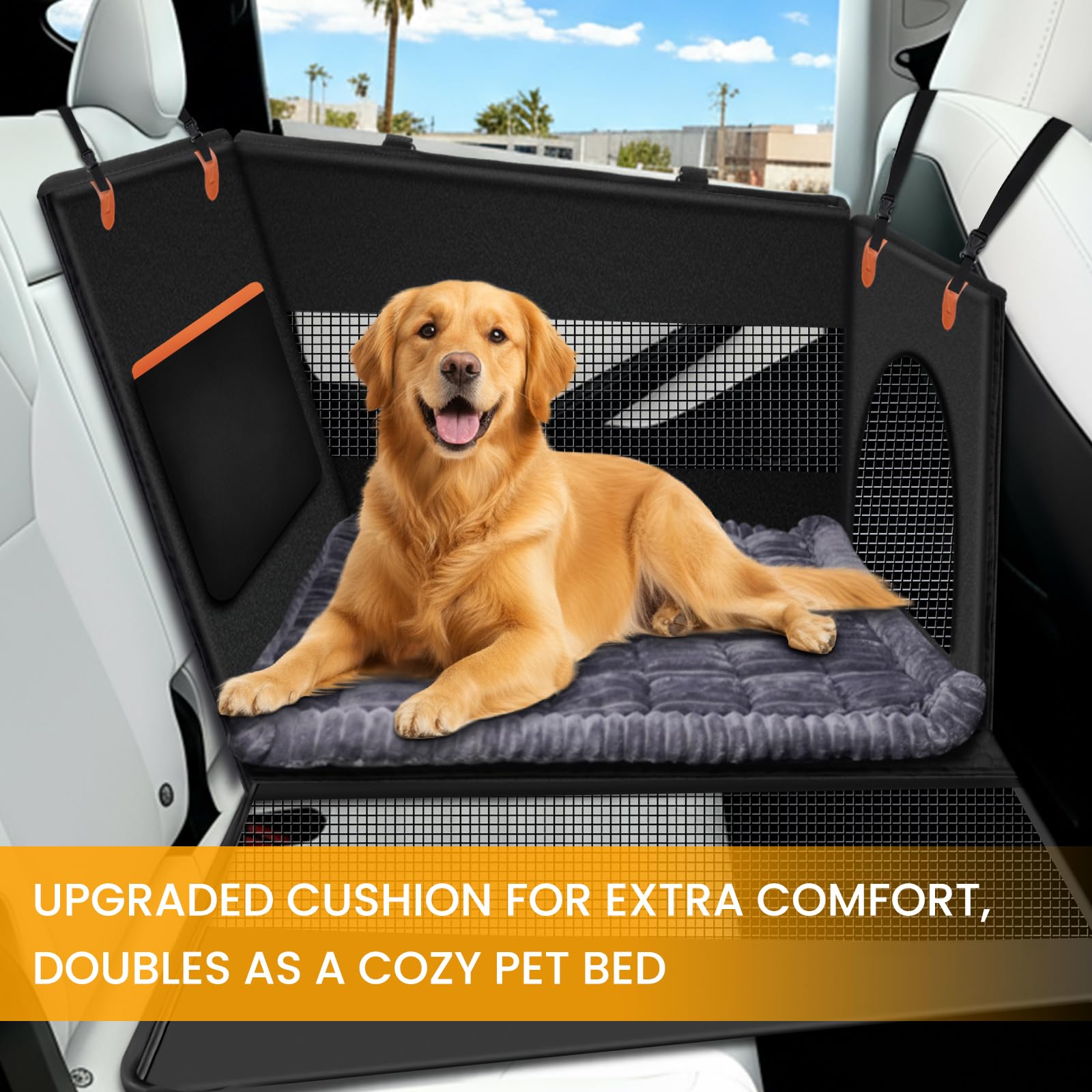 Buatis hard-bottom seat panel delivers stable support during turns and sudden stops