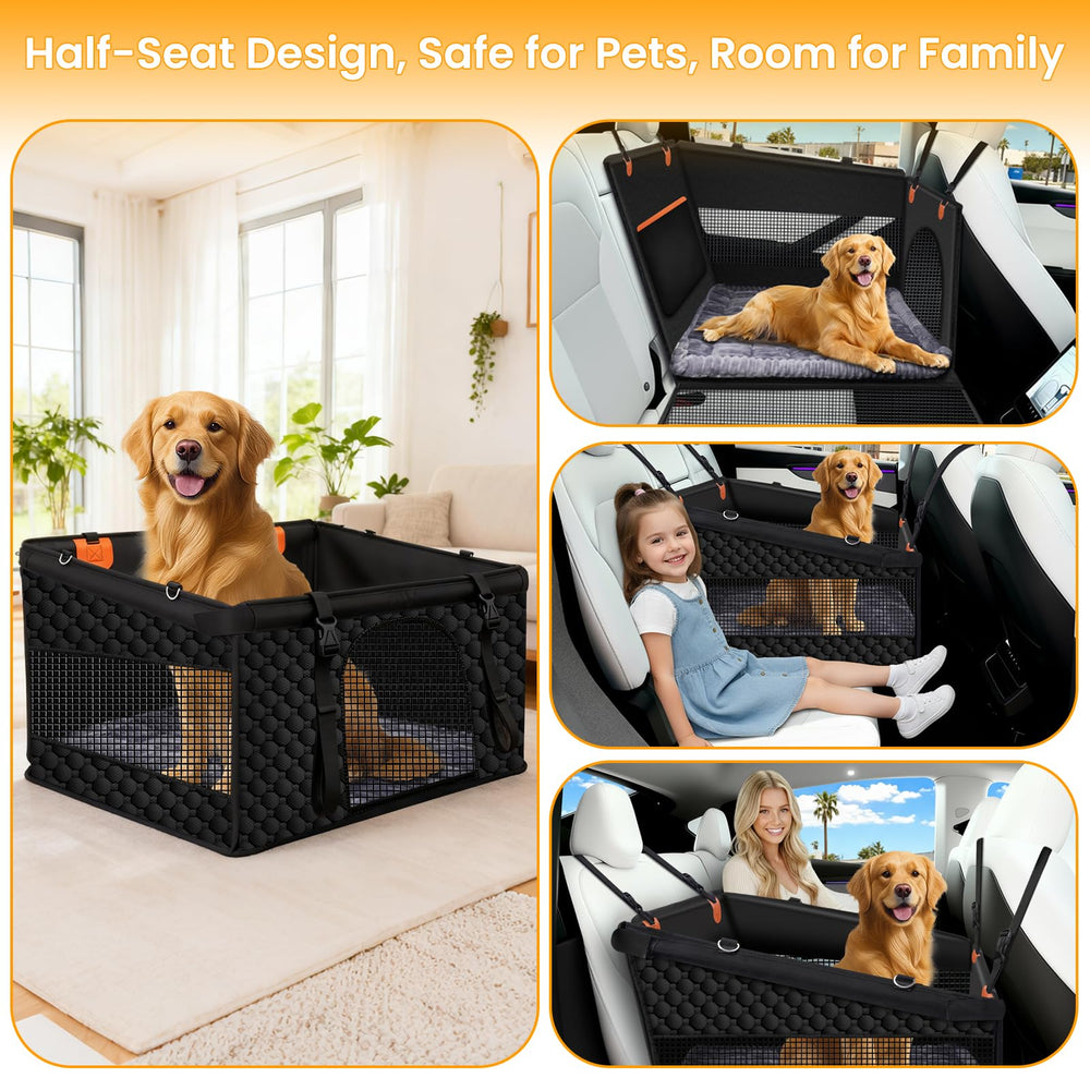 Buatis waterproof scratch-resistant fabric protects seats and cleans up spills with ease