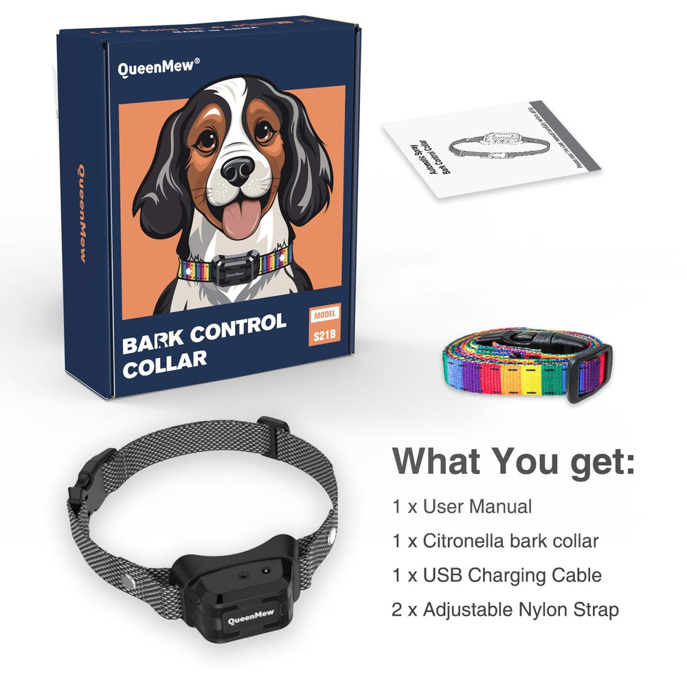 Bubbacare collar on medium to large dogs with adjustable fit.