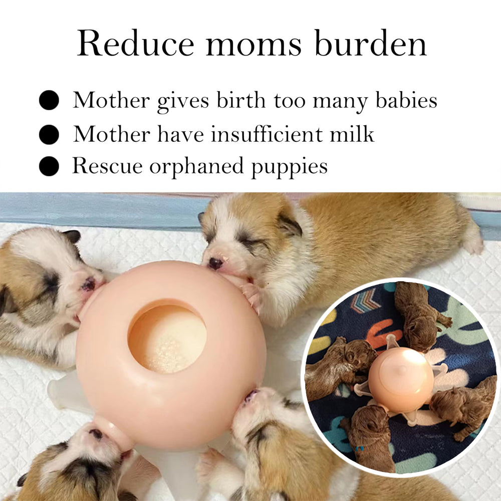 Bubble Milk Bowl nipple feeder flow mimics mother's milk for gentle suckling.