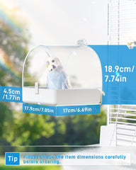 BUCATSTATE 3in1 bird bath-bowl-house offers flexible use as bath, feeder, or shelter.