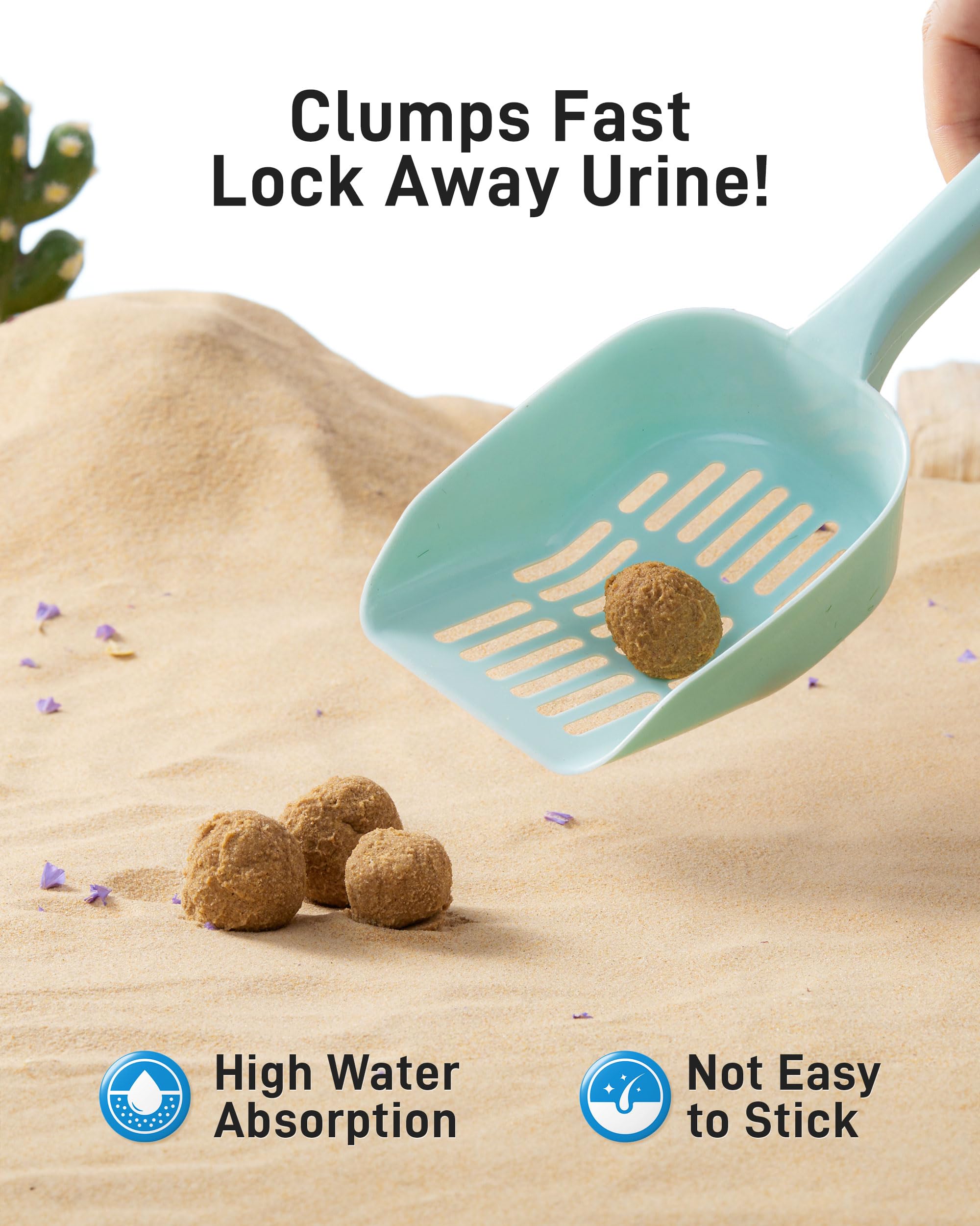 BUCATSTATE desert bathing sand helps keep small pets clean and fur shiny