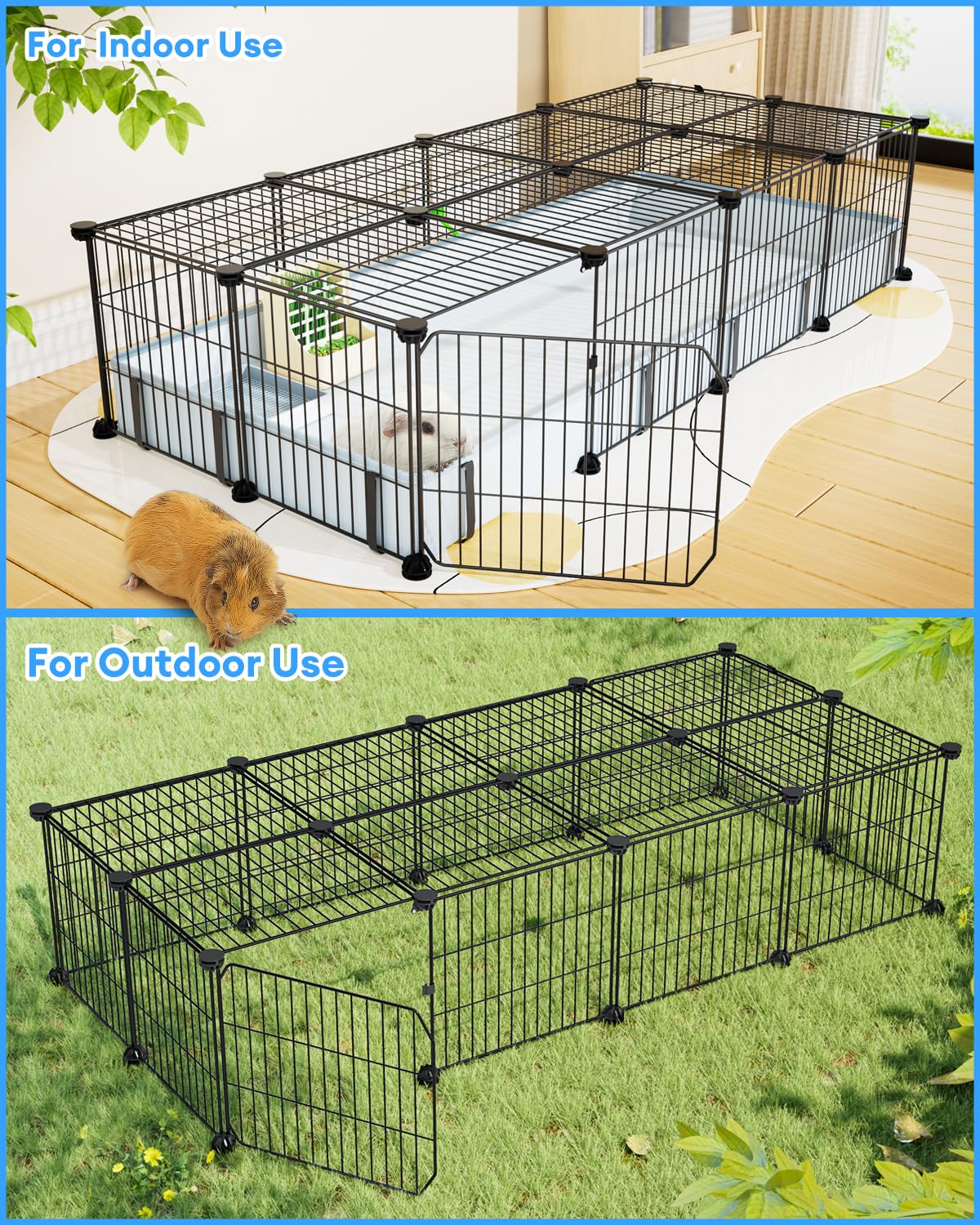 BUCATSTATE multi-use habitat adapts from cages to playpens