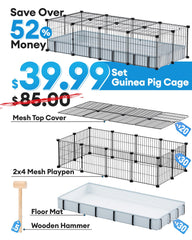 BUCATSTATE guinea pig cages size 47x24 inches for spacious housing