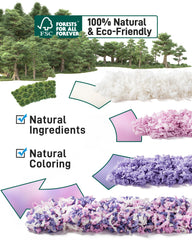 BUCATSTATE hamster bedding 70L is 99% dust-free for cleaner air.
