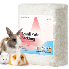 BUCATSTATE hamster bedding in compact packaging ready to expand for cozy burrows.