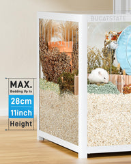 BUCATSTATE Hamster Cage 3.0 chew-proof frame keeps curious chewers safe