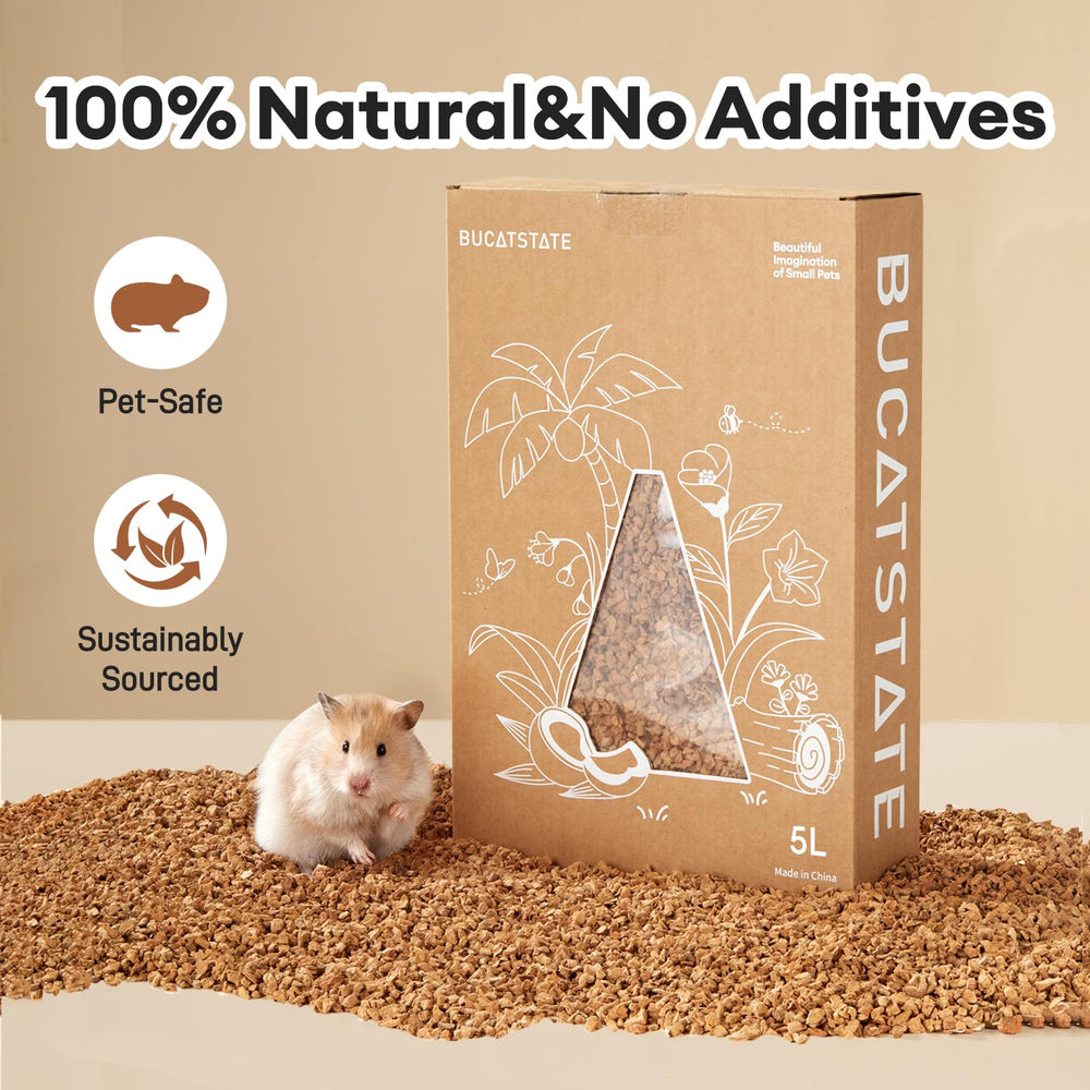 Odor-control cork bedding by BUCATSTATE for fresh bedding spaces
