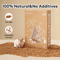 Odor-control cork bedding by BUCATSTATE for fresh bedding spaces