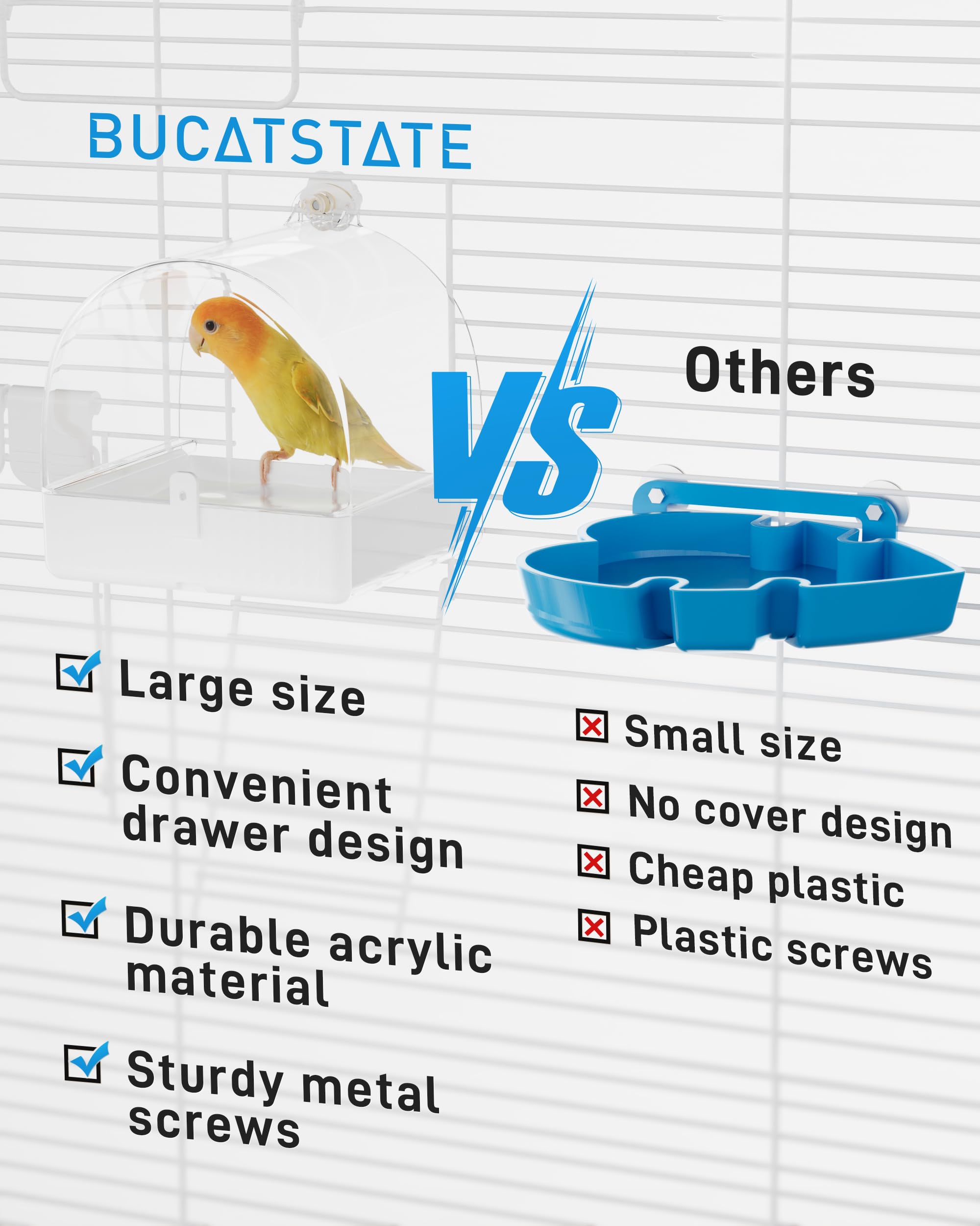 BUCATSTATE safe durable AS material supports long-lasting use.