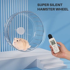 BUCATSTATE silent hamster wheel 5-5in compact fit for dwarf hamsters