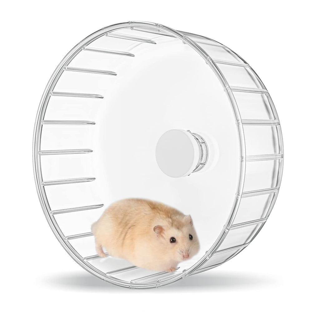 BUCATSTATE silent hamster wheel 6-7in shows smooth, quiet exercise for small pets