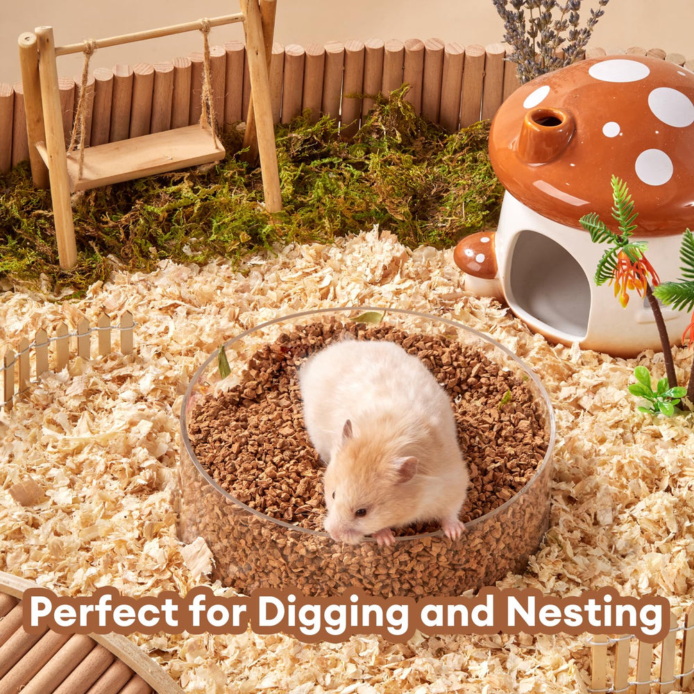 Soft edges safety-focused cork bedding keeps play safer for pets