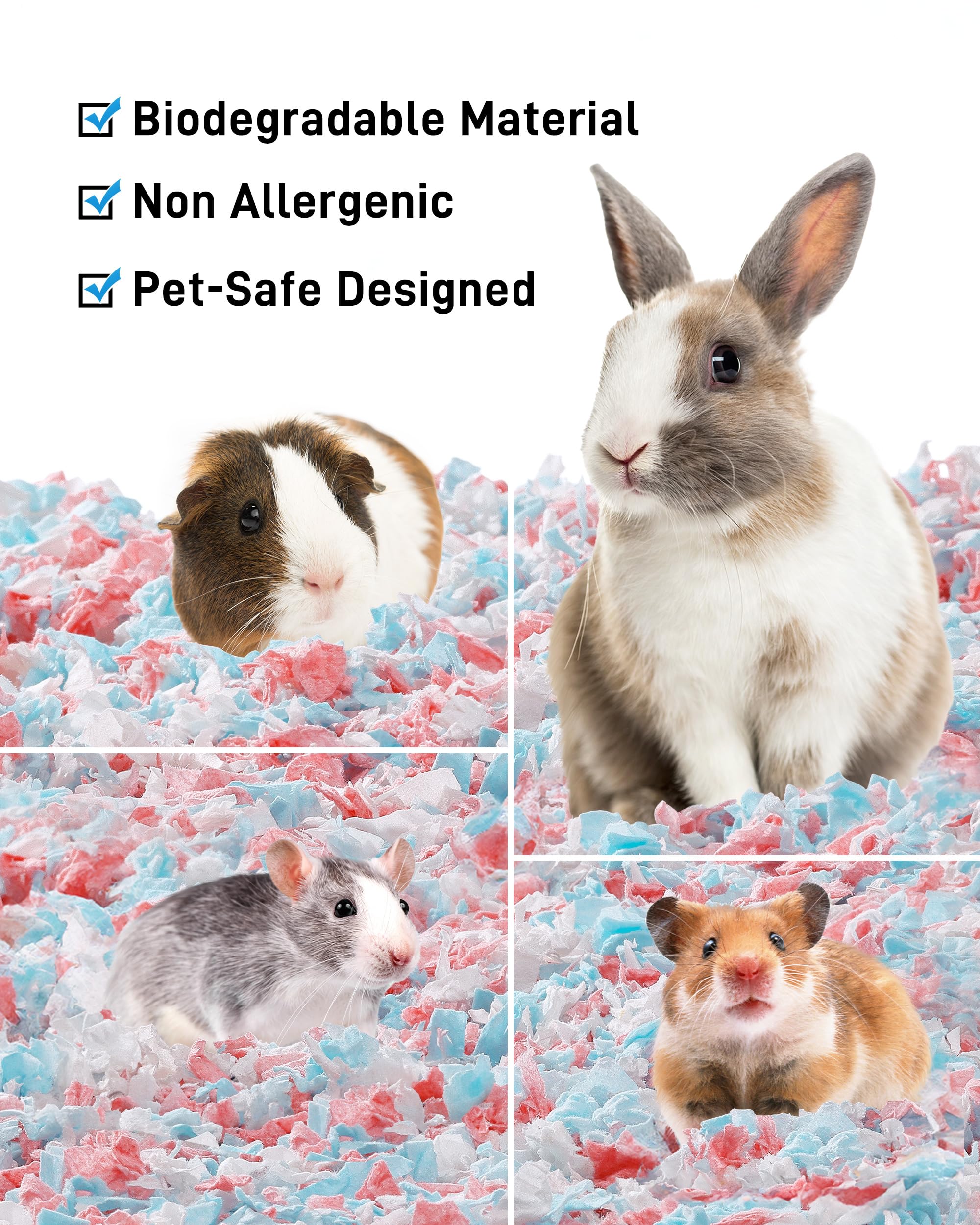 Soft cloud-like BUCATSTATE bedding texture invites burrowing and nesting.
