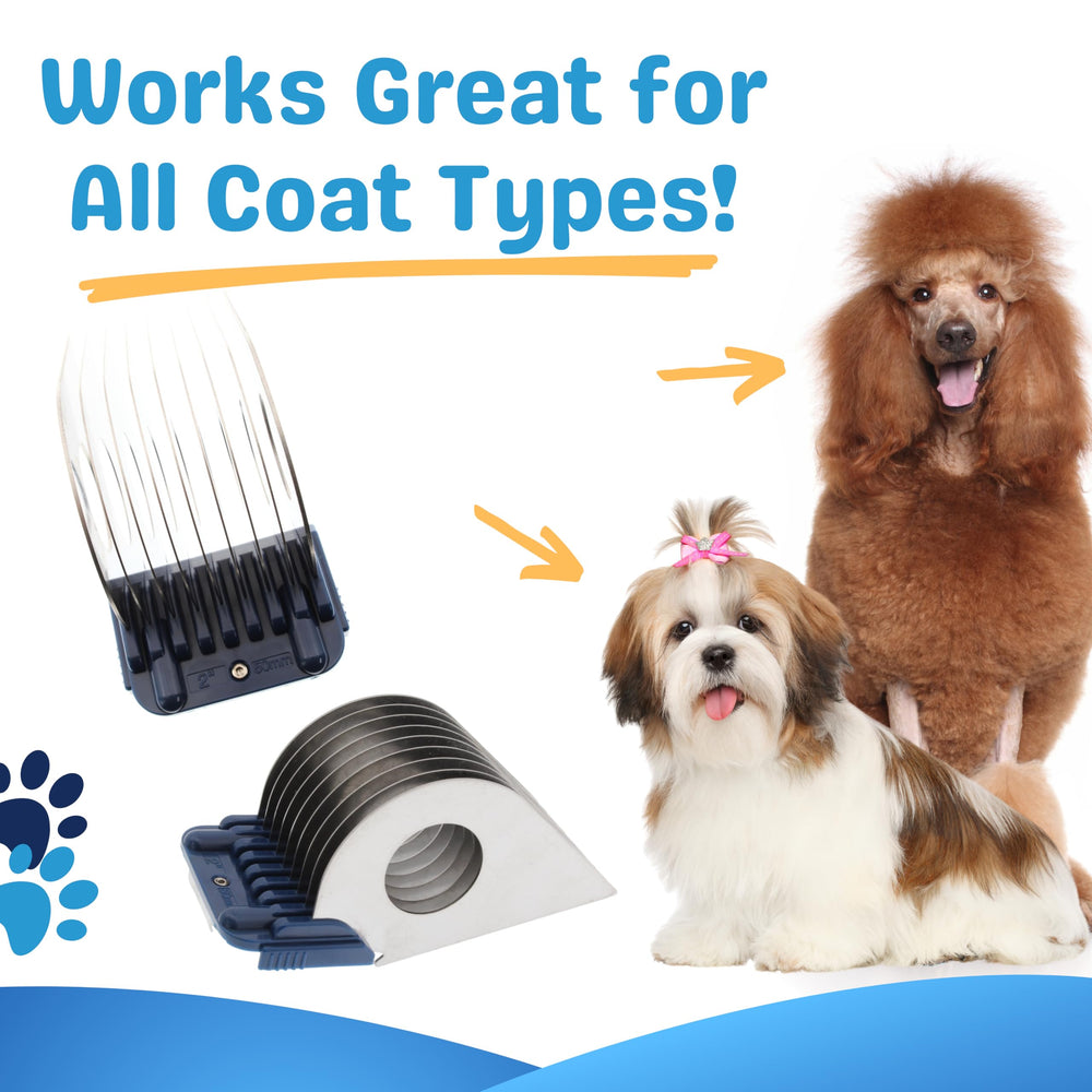 Bucchelli professional-grade guard for long or short pet fur.