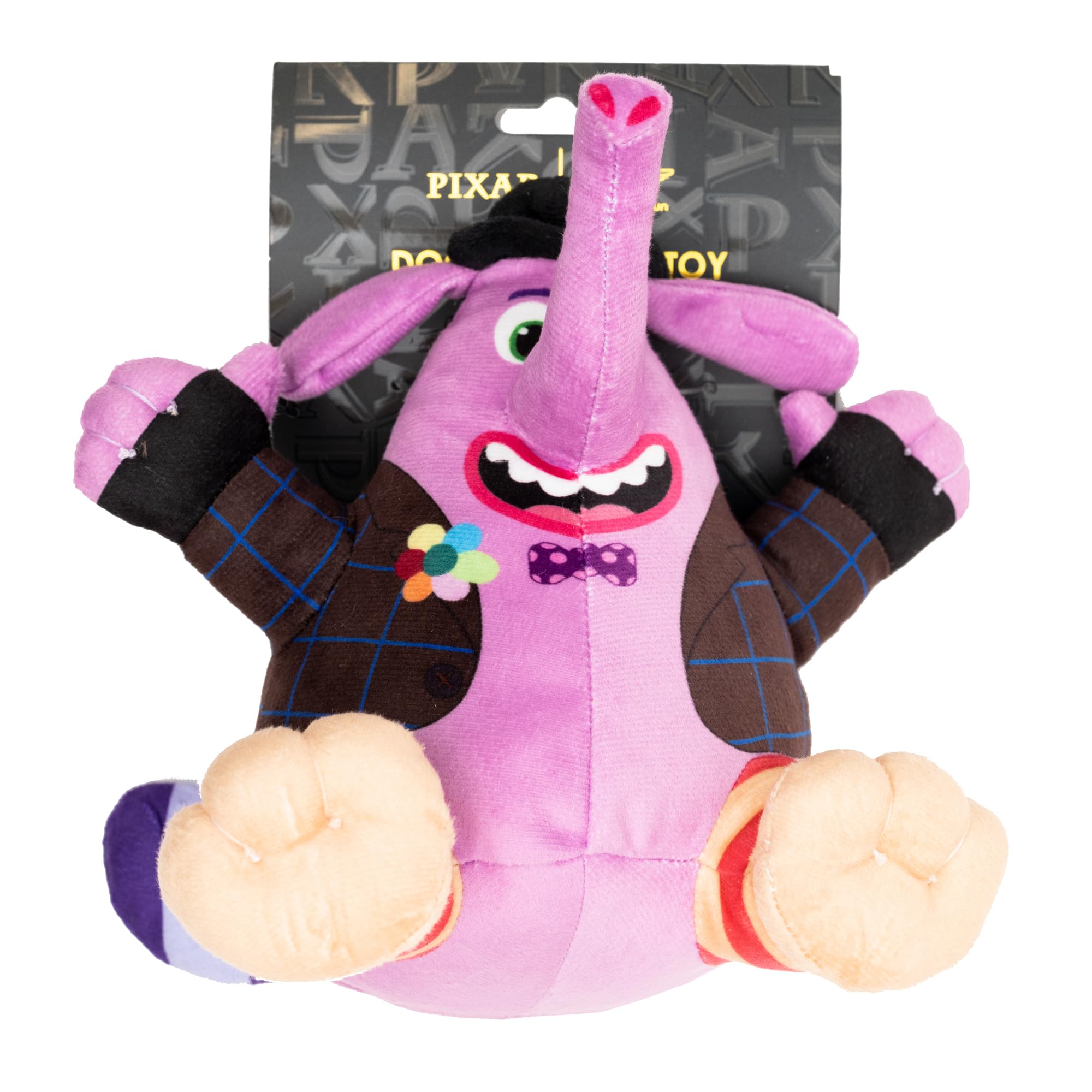 Buckle-Down Bing Bong squeaker toy shows quality poly-fill and engaging sound for dogs.