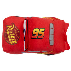 Buckle-Down Disney race car plush toy with squeaker for satisfying tug.