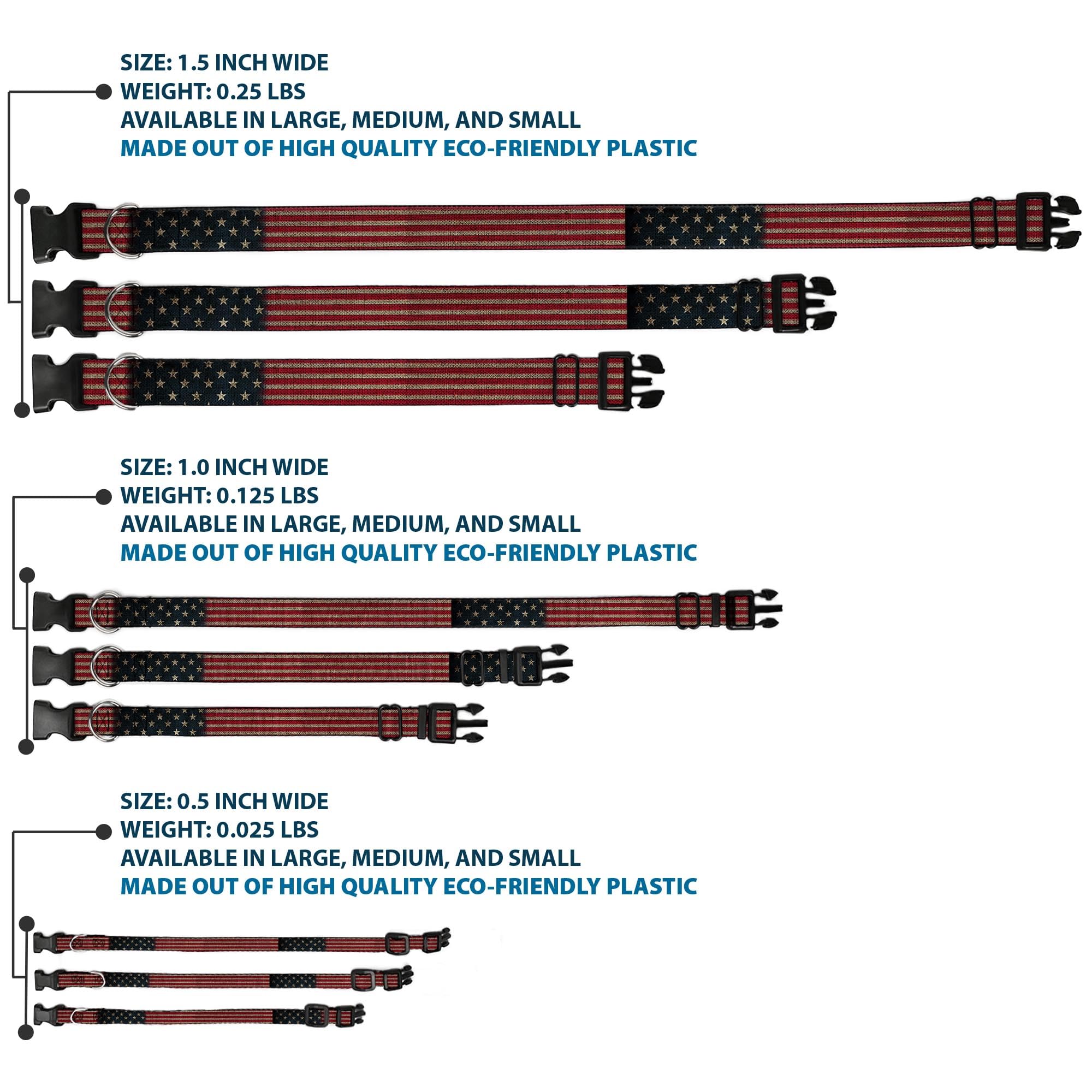 Buckle-Down D-ring closeup highlights strong leash attachment for everyday use.