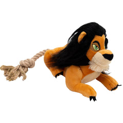 Buckle-Down Scar plush toy featuring licensed character and durable squeaker for fetch sessions.