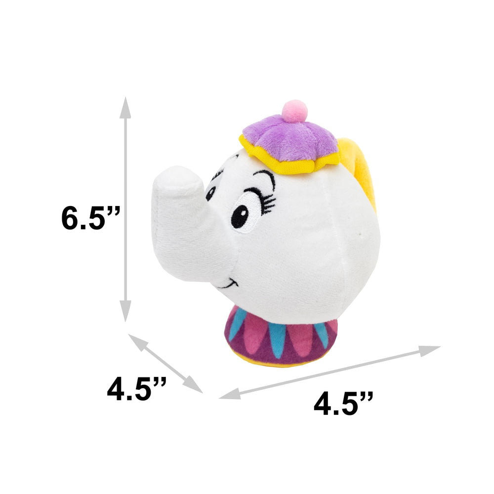 Buckle-Down Disney Mrs Potts plush dog toy packaging display suitable for gifting