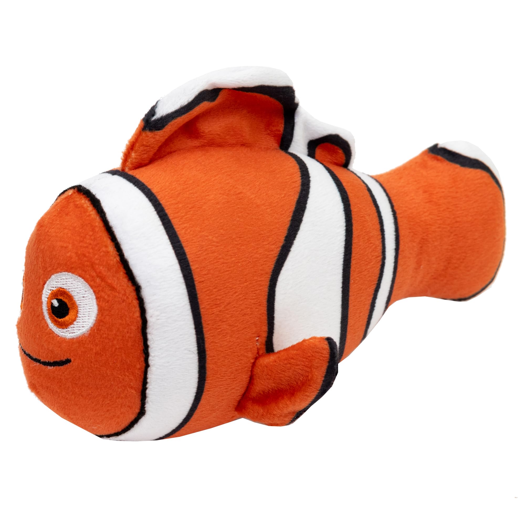 Buckle-Down Nemo plush close-up shows squeaker for engaging play.