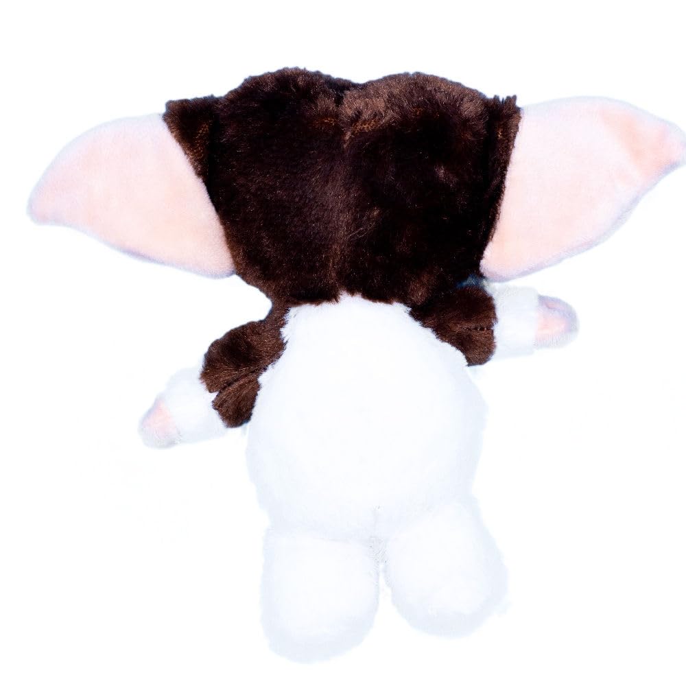 Gizmo plush squeaker close-up showing soft, cuddly texture.