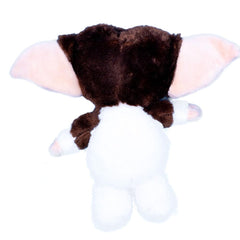 Gizmo plush squeaker close-up showing soft, cuddly texture.