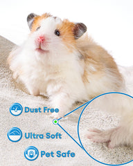 BUCATSTATE zeolite sand shows clumping action for easier cleanup.