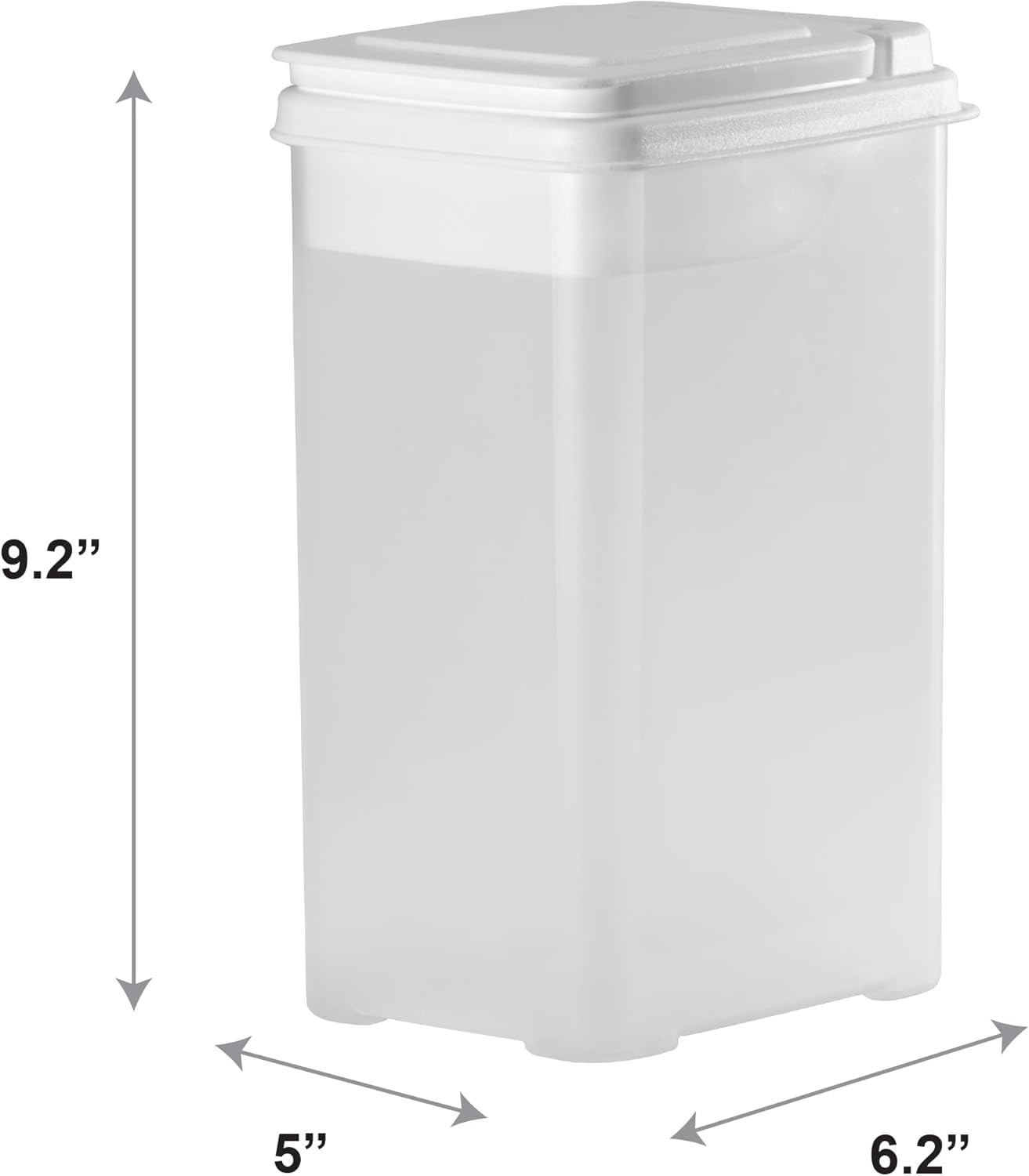 Buddeez 3.5-quart capacity keeps a tidy stash of treats at hand.