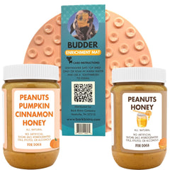 Buddy Budder Ruff Ruff Raw Red dog treats use simple, natural ingredients.