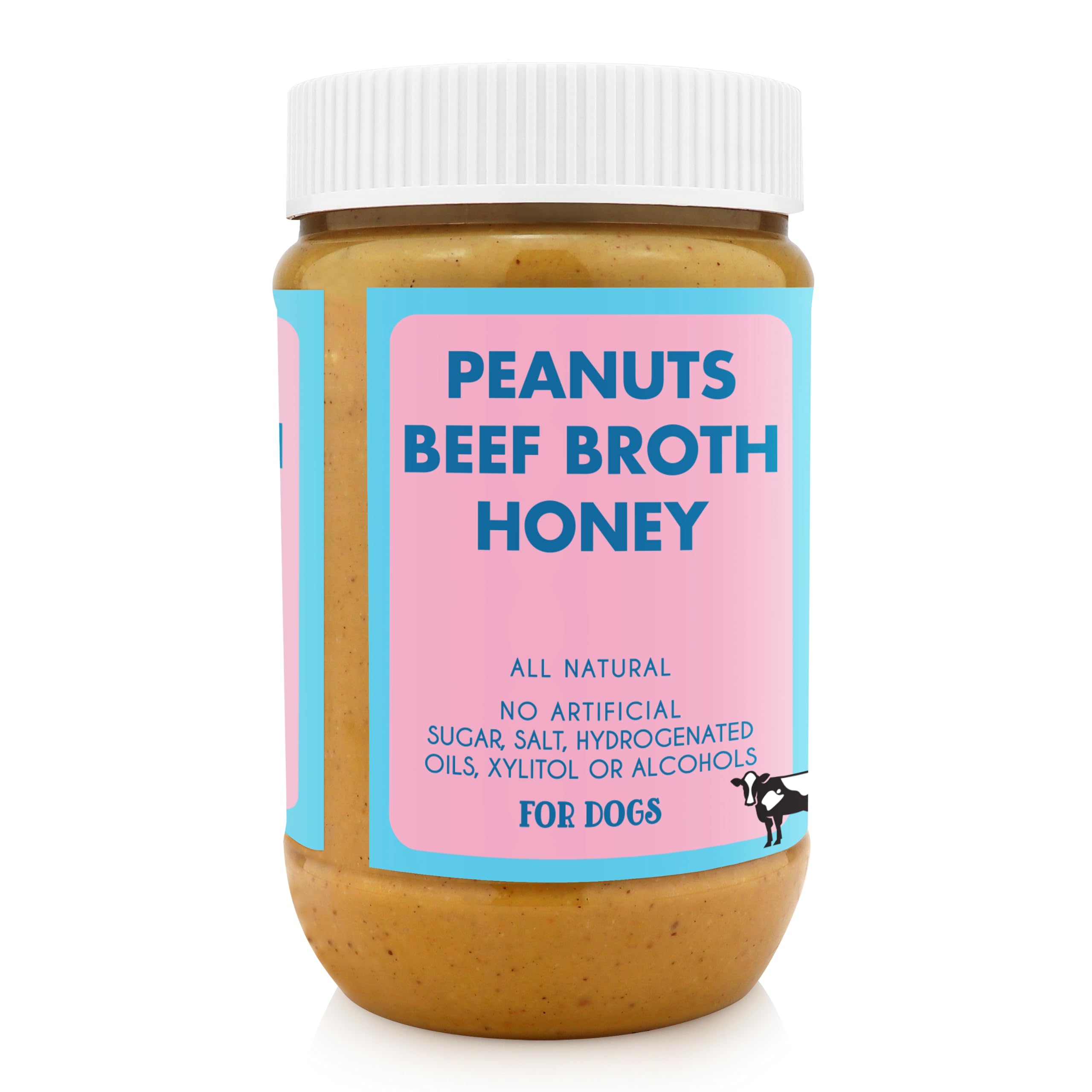 Buddy Budder three-ingredient peanut butter for dogs, minimal ingredients.